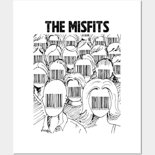 Barcode face The Misfits Posters and Art